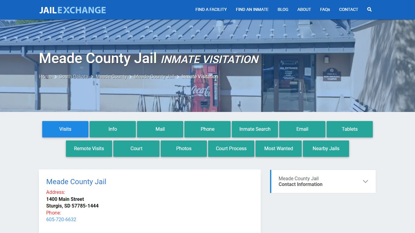 Inmate Visitation - Meade County Jail, SD - Jail Exchange